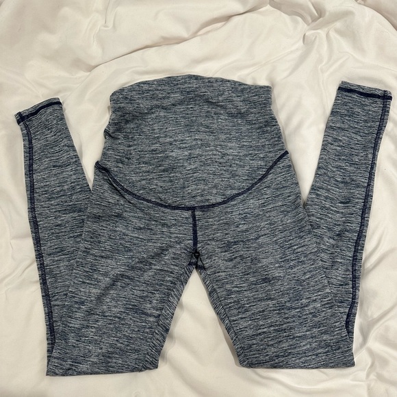 NWT ASOS 4505 Maternity Yoga Leggings in Heather/Blue - Size US 2 - Picture 5 of 10